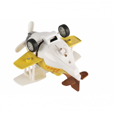 Same Toy Літак металевий інерційний Aircraft (жовтий) - lebebe-boutique - 3