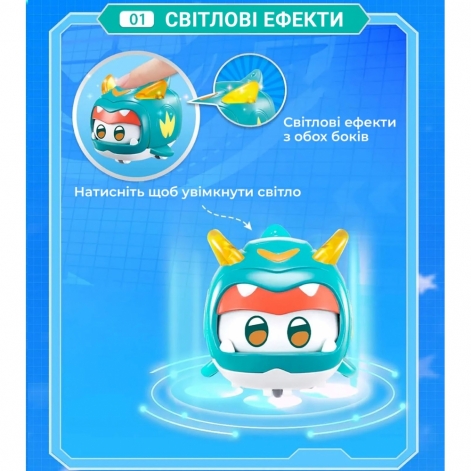 Super Wings Ігрова фігурка Super Pet Тіно улюбленець (Tino pet), світло - lebebe-boutique - 3