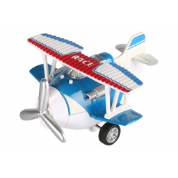 Літак металевий інерційний Same Toy Aircraft (синій)