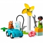 LEGO Конструктор DUPLO Town Вітрова турбіна та електромобіль