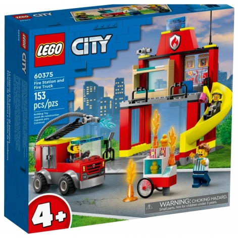 LEGO Конструктор City Пожежне депо та пожежна машина - lebebe-boutique - 9