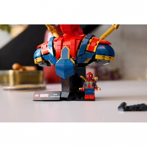 Конструктор LEGO Super Heroes Погруддя Залізної Людини-Павука - lebebe-boutique - 8