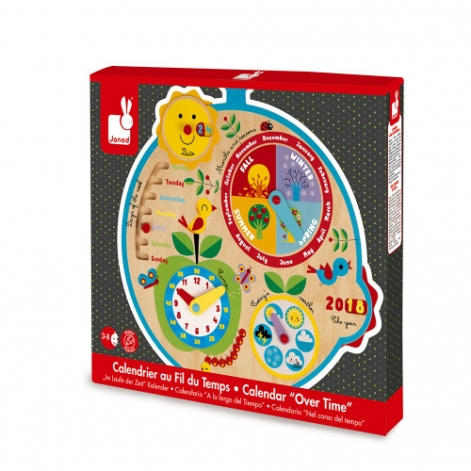 Розвиваюча іграшка Календар "Пори Року" (англ. мовою) - lebebe-boutique - 6