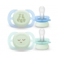 Пустушка Avent Ultra Start, 0М+, для немовлят 2 шт., нейтральний дизайн . - lebebe-boutique - 2