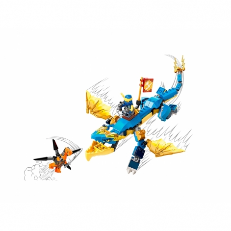 LEGO Конструктор Ninjago Грозовий дракон ЕВО Джея 71760 - lebebe-boutique - 3