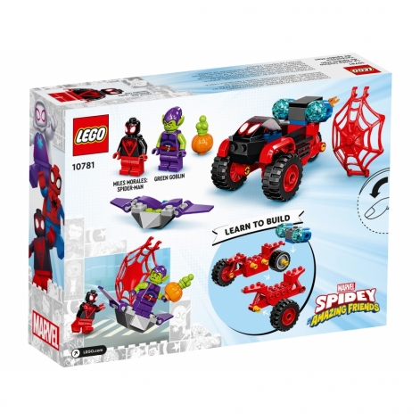 LEGO Конструктор Marvel Техно Велосипед Людини-павука 10781 - lebebe-boutique - 6