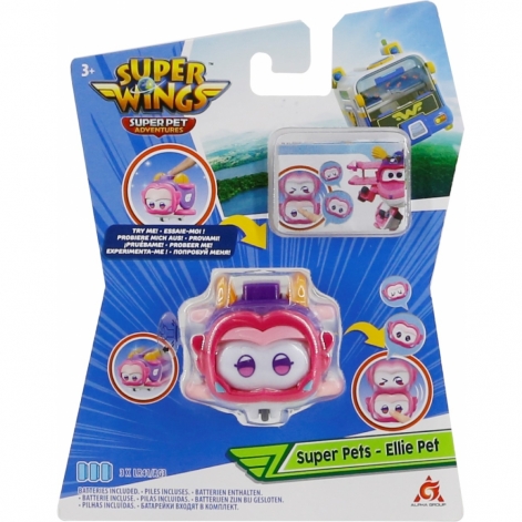 Super Wings Ігрова фігурка Super Pet Еллі улюбленець (Ellie pet), світло - lebebe-boutique - 10