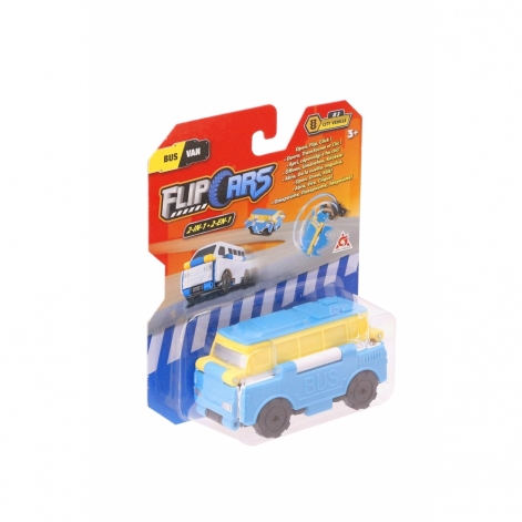 Flip Cars Машинка-трансформер 2 в 1 Автобус і Мікроавтобус - lebebe-boutique - 6