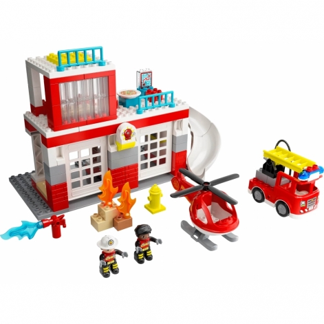 LEGO Конструктор DUPLO Пожежна частина та гвинтокрил