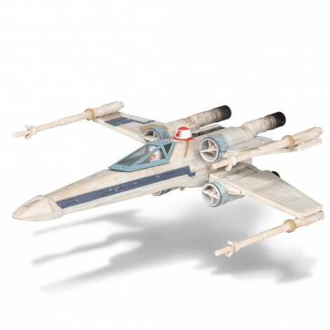 Star Wars Ігрова колекційна фігурка Medium Vehicle Транспорт та фігурка X-Wing (Blue 1) + Antoc Merric & R2-R9 12.5см - lebebe-boutique - 2