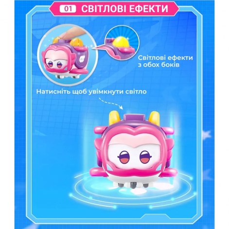 Super Wings Ігрова фігурка Super Pet Еллі улюбленець (Ellie pet), світло - lebebe-boutique - 3