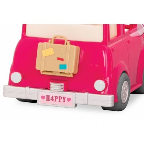 Li`l Woodzeez Транспорт - Рожева машина з валізою - lebebe-boutique - 4