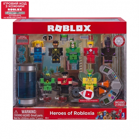 Roblox Ігрова колекційна фігурка Environmental Set Heroes of Robloxia, набір 8 шт. - lebebe-boutique - 3