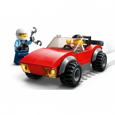 LEGO Конструктор City Переслідування автомобіля на поліцейському мотоциклі - lebebe-boutique - 3