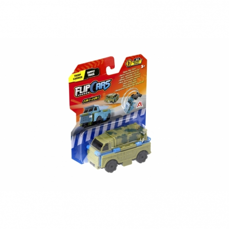 Flip Cars Машинка-трансформер 2 в 1 Військова вантажівка і Самоскид - lebebe-boutique - 5