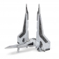 Star Wars Ігрова колекційна фігурка Medium Vehicle Транспорт та фігурка Kom'rk-Class Mandalorian Starfighter 12.5см - lebebe-boutique - 4
