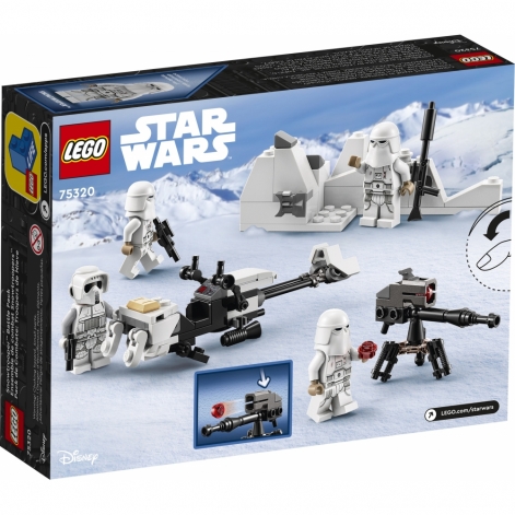 LEGO Конструктор Star Wars Бойовий набір снігових піхотинців 75320 - lebebe-boutique - 6