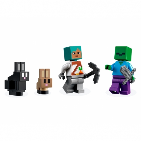 LEGO Конструктор Minecraft Кроляче ранчо 21181 - lebebe-boutique - 6