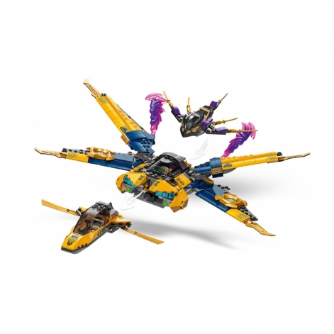 Конструктор LEGO Ninjago Суперштормовий реактивний літак Рас та Арін - lebebe-boutique - 6