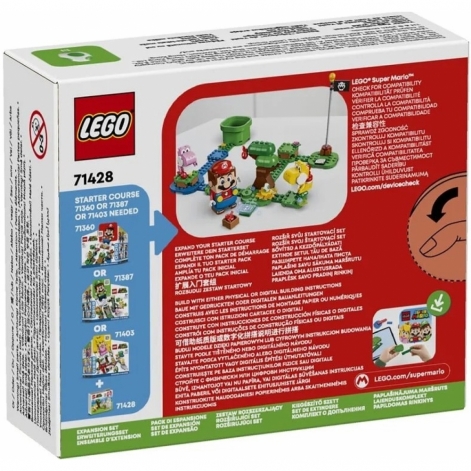 LEGO Конструктор Super Mario Прекрасний ліс Yoshi. Додатковий набір - lebebe-boutique - 6