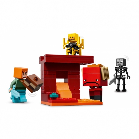 LEGO Конструктор Minecraft Битва з лавою у Незері - lebebe-boutique - 5