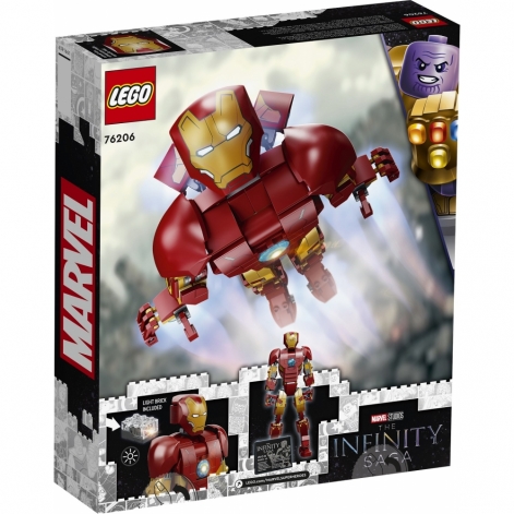 LEGO Конструктор Marvel Фігурка Залізної людини 76206 - lebebe-boutique - 4