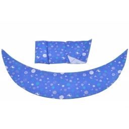 Nuvita Набір аксесуарів для подушки DreamWizard (наволочка, міні-подушка) Синій
