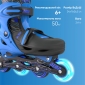 NEON Ролики INLINE SKATES Синій (Розмір 34-38) - lebebe-boutique - 6