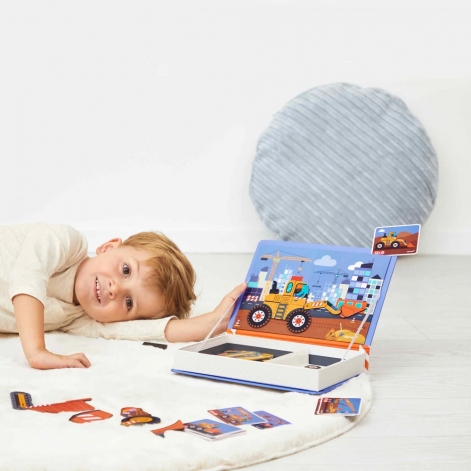 Janod Магнітна книга Будівництво 70ел - lebebe-boutique - 6