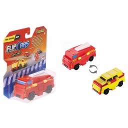 Flip Cars Машинка-трансформер 2 в 1 Пожежний автомобіль і Позашляховик