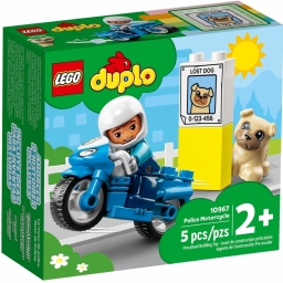 LEGO Конструктор DUPLO Town Поліцейський мотоцикл 10967