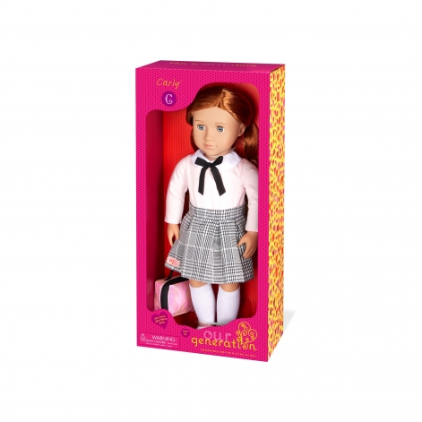 Our Generation Лялька Карлі в рожевому светрі з аксесуарами 46см - lebebe-boutique - 5