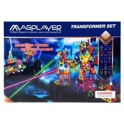 MagPlayer Конструктор магнітний 208 од. (MPB-208)