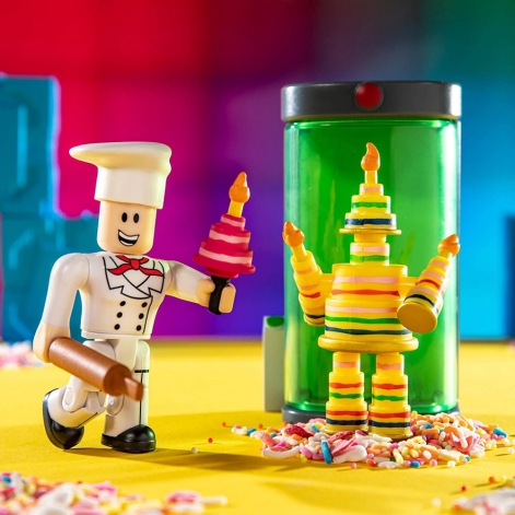 Roblox Ігрова колекційна фігурка Jazwares Roblox Game Packs Make a Cake: Cake Monster Catastrophe! W9 - lebebe-boutique - 6