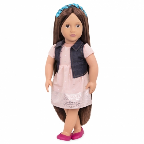 Лялька Our Generation Кейлін (46 см) з волоссям що росте, брюнетка - lebebe-boutique - 2