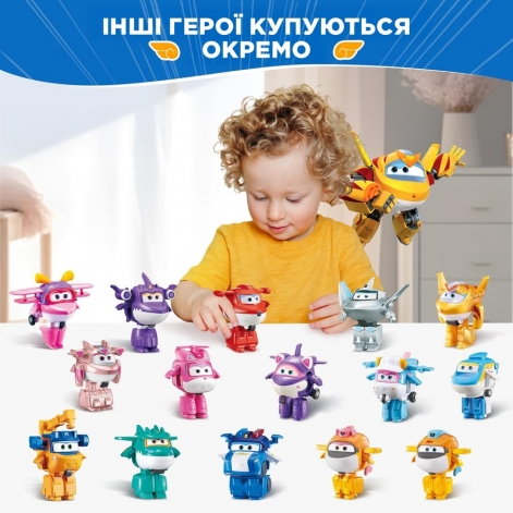 Ігрова фігурка-трансформер Super Wings Transform-a-Bots Золотий Хлопчик (Golden Boy) - lebebe-boutique - 10