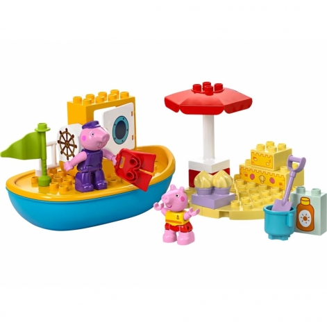 LEGO Конструктор DUPLO Peppa Pig Морська прогулянка Пеппи на човні - lebebe-boutique - 3