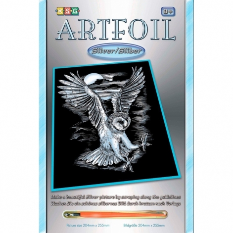 Sequin Art Набір для творчості ARTFOIL SILVER Сипуха