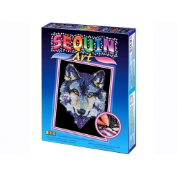 Sequin Art Набір для творчості BLUE Wolf