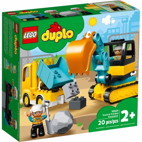 LEGO Конструктор DUPLO Вантажівка і гусеничний екскаватор 10931 - lebebe-boutique - 9