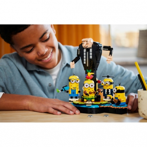 Конструктор LEGO Despicable Me 4 Ґру й посіпаки з кубиків - lebebe-boutique - 4