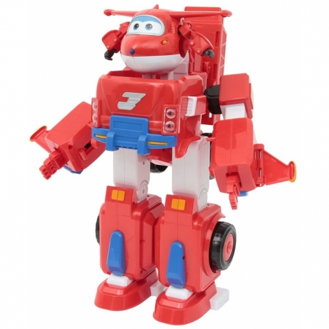 Super Wings Ігровий набір Transforming Vehicles Jett, Джетт - lebebe-boutique - 7