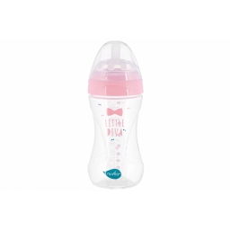 Дитяча антиколікова пляшечка Mimic® Nuvita, 250 мл, rosa