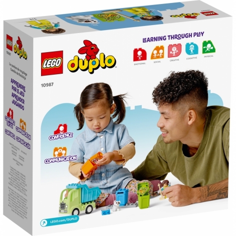 LEGO Конструктор DUPLO Town Сміттєпереробна вантажівка - lebebe-boutique - 6