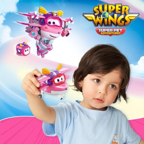 Super Wings Ігрова фігурка-трансформер Transforming Еллі (Ellie) - lebebe-boutique - 6