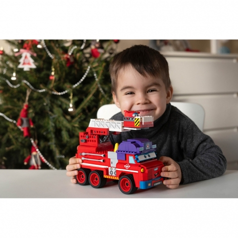 Super Wings Конструктор Small Blocks Buildable Vehicle Set Sparky, Спаркі - lebebe-boutique - 2