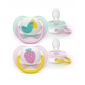 Пустушка Avent Ultra Air, 0-6 міс., 2шт, дизайн для дівчат. - lebebe-boutique - 2