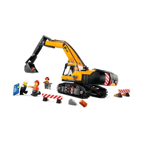 LEGO Конструктор City Жовтий будівельний екскаватор - lebebe-boutique - 4