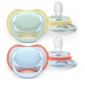 Пустушка Avent Ultra Air, 0-6 міс., 2 шт, дизайн для хлопчиків. - lebebe-boutique - 2