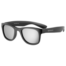 Koolsun Дитячі сонцезахисні окуляри чорні серії Wave (Розмір: 3+)